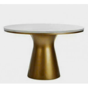 Z Gallerie  : Bàn Ăn Tròn + Mặt Giả Đá Cẩm Thạch - 1m2